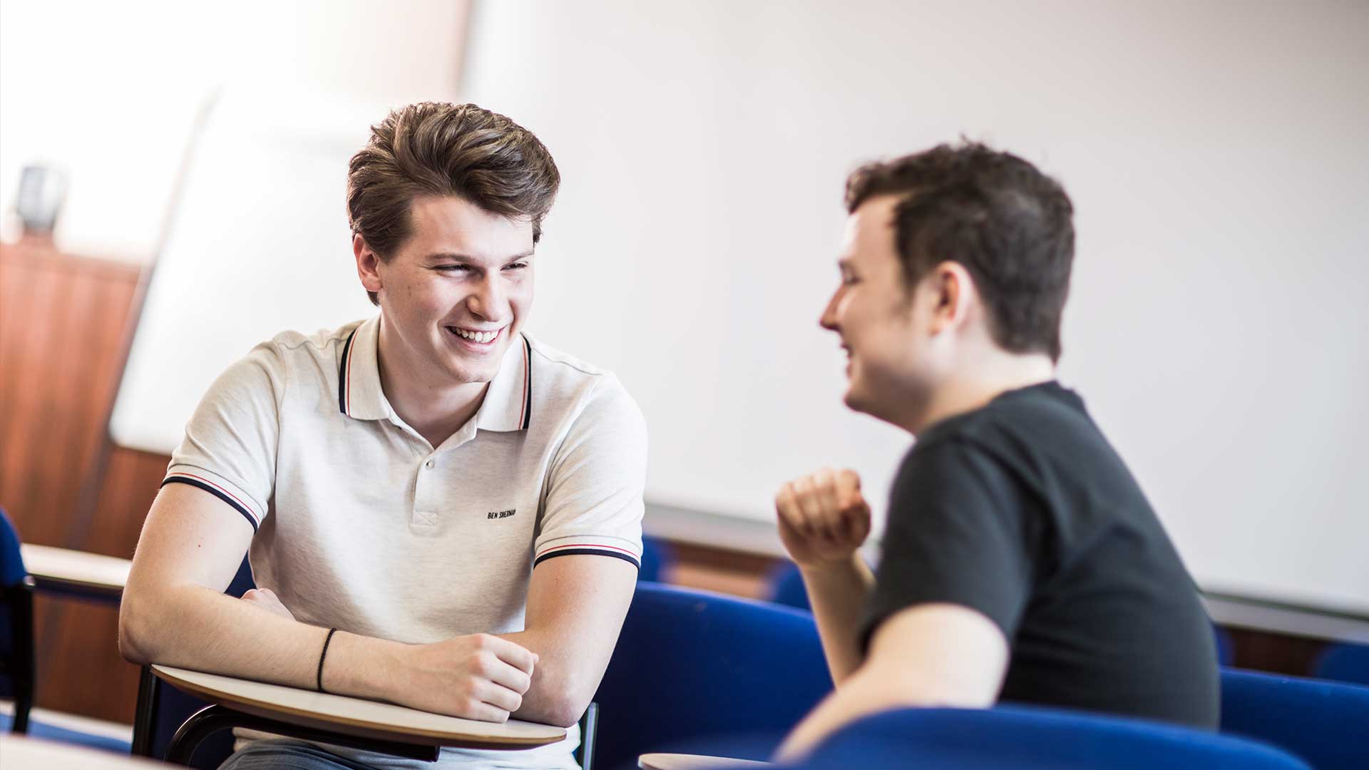 Students chatting