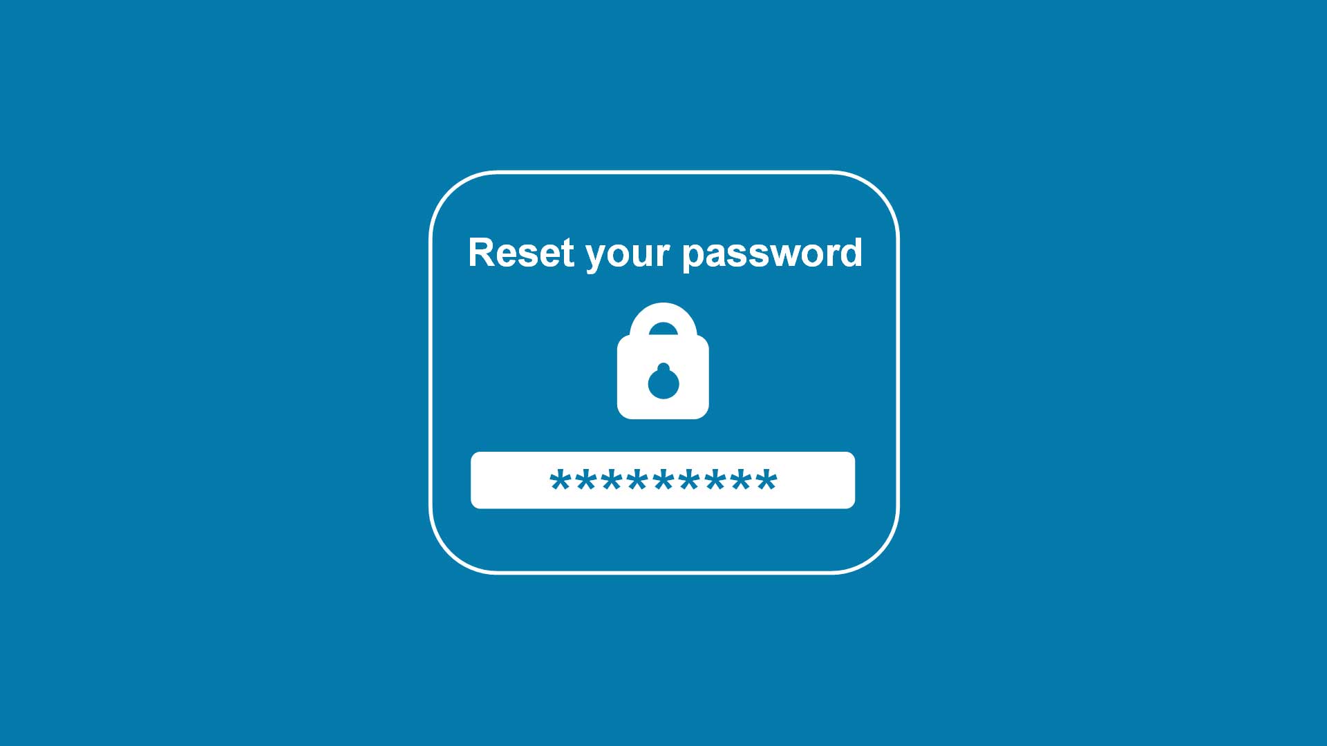 HudHelp logo with Password Reset on a background graphic of University buildings