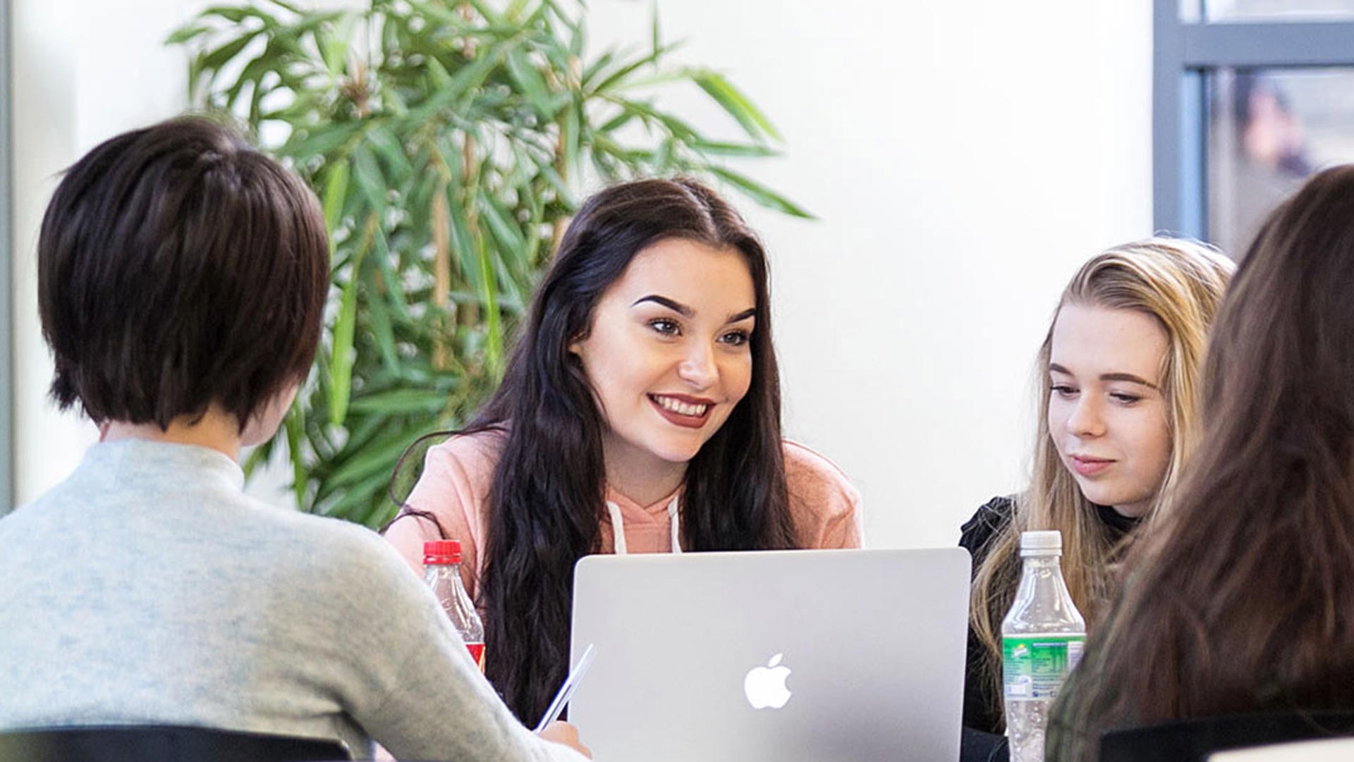 Students studying on a part time postgraduate course