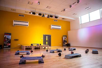 A fitness suite at Active Hud
