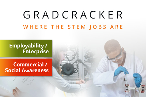 Gradcracker logo with employability tag