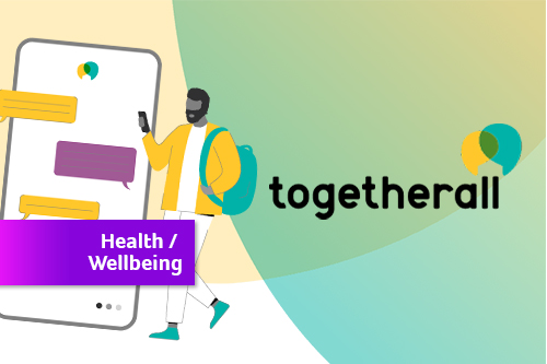TogetherAll logo with wellbeing tag
