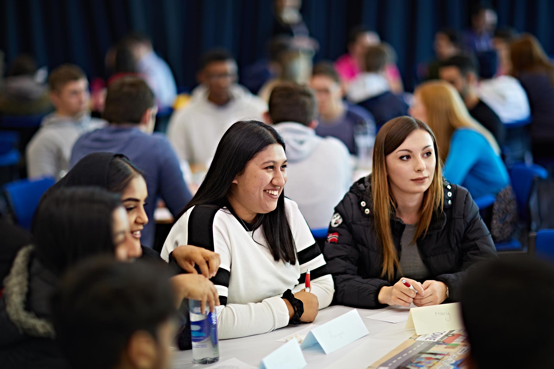 Group of students during a GPA workshop activity